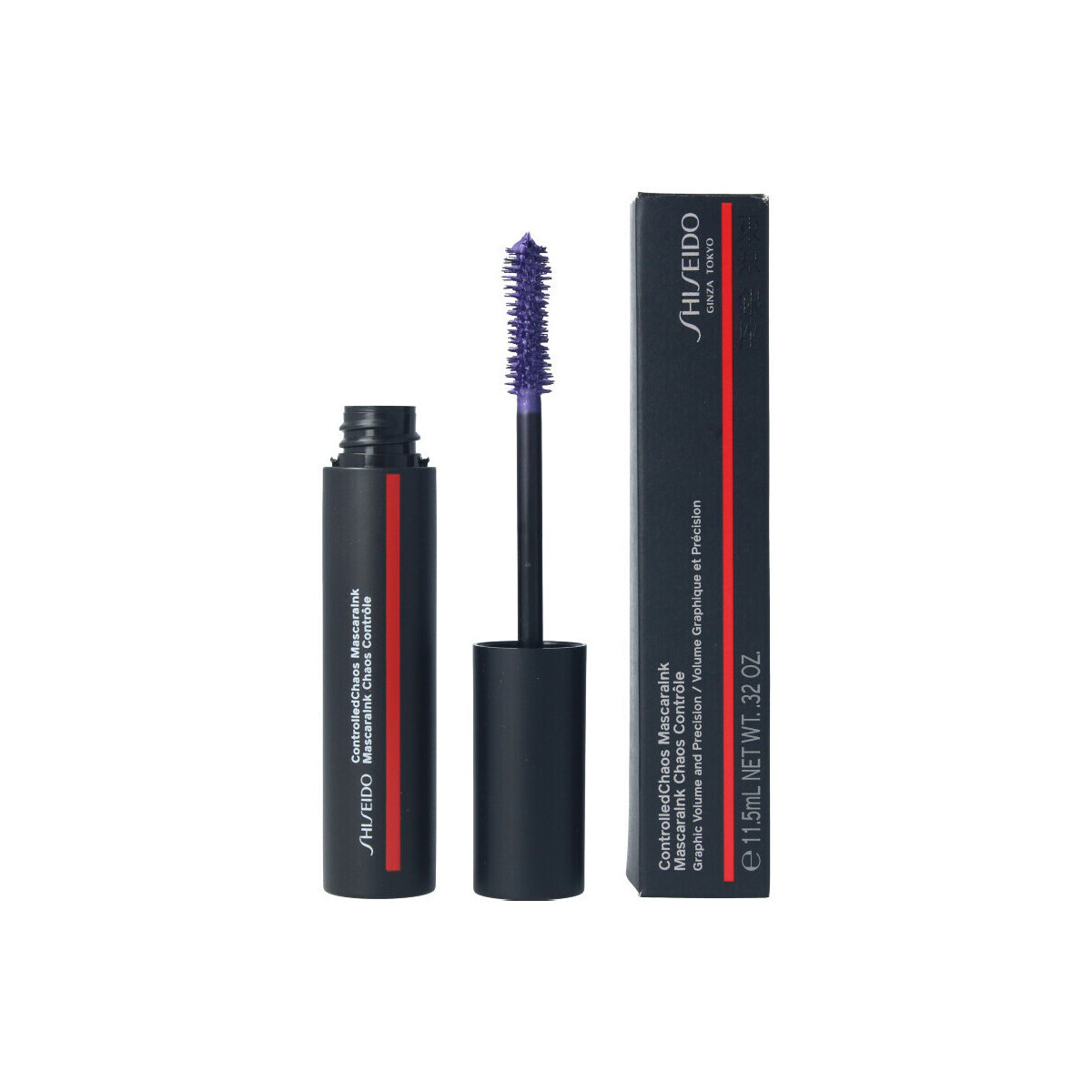Bellezza Donna Mascara Ciglia-finte Shiseido Controlled Chaos Mascaraink 03-violet Vibe 