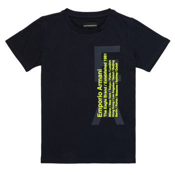 Abbigliamento Bambino T-shirt maniche corte Emporio Armani Andoni Marine