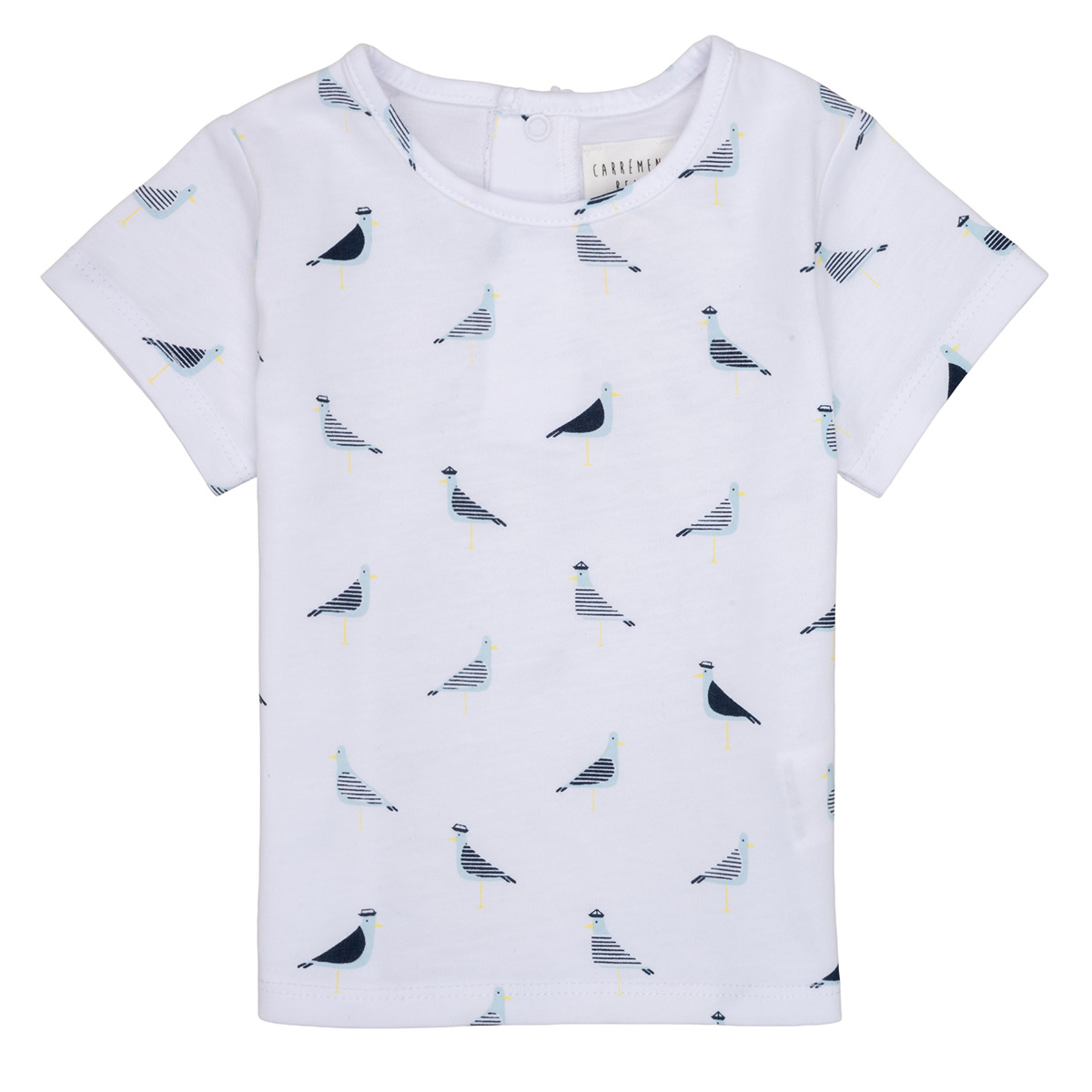 Abbigliamento Bambino T-shirt maniche corte Carrément Beau THIERRY Bianco