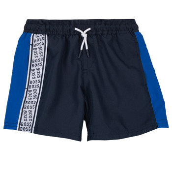 Abbigliamento Bambino Shorts / Bermuda BOSS MOZEL Blu