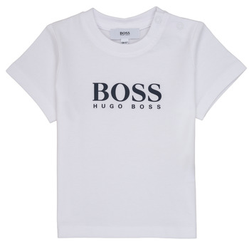 Abbigliamento Bambino T-shirt maniche corte BOSS TILOUF Bianco