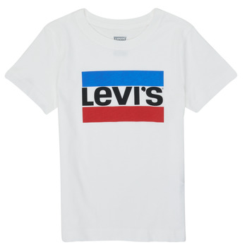 Abbigliamento Bambino T-shirt maniche corte Levi's SPORTSWEAR LOGO TEE Bianco