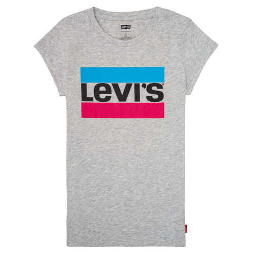 Abbigliamento Bambina T-shirt maniche corte Levi's SPORTSWEAR LOGO TEE Grigio