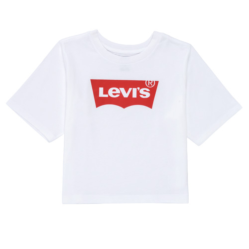 Abbigliamento Bambina T-shirt maniche corte Levi's LIGHT BRIGHT HIGH RISE TOP Bianco