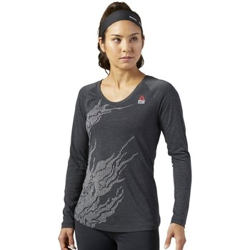 Abbigliamento Donna T-shirt maniche corte Reebok Sport Crossfit Burnout Grafite