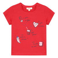 Abbigliamento Bambina T-shirt maniche corte Catimini MUSIKOU Rosso