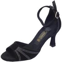 Scarpe Donna Sandali Vitiello Dance Shoes Scarpe donna ballo latino americano camoscio cristallo fine ner nero
