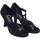 Scarpe Donna Sandali sport Vitiello Dance Shoes Sandalo l.a. satinato Nero