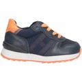 Scarpe bambini Hogan  HXT4840CF90MB9748S Sneakers Bambino Blu/arancione
