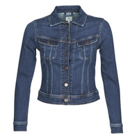 Abbigliamento Donna Giacche in jeans Lee SLIM RIDER JACKET Blu / Marine