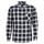 Abbigliamento Uomo Camicie maniche lunghe Urban Classics TOBI Nero / Bianco