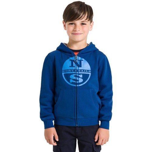 Abbigliamento Unisex bambino Felpe North Sails Felpa Junior Full Zip Sweater Blu