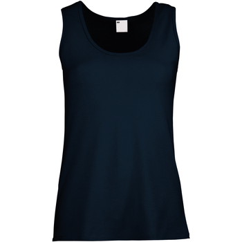 Abbigliamento Donna Top / T-shirt senza maniche Universal Textiles Fitted Blu