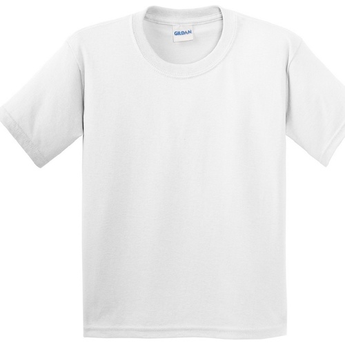 Abbigliamento Unisex bambino T-shirt maniche corte Gildan 64000B Bianco