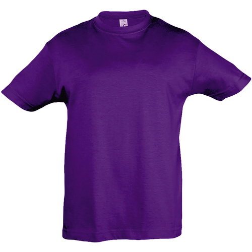 Abbigliamento Unisex bambino T-shirt maniche corte Sols 11970 Viola