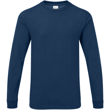 Abbigliamento Uomo T-shirts a maniche lunghe Gildan Hammer Blu