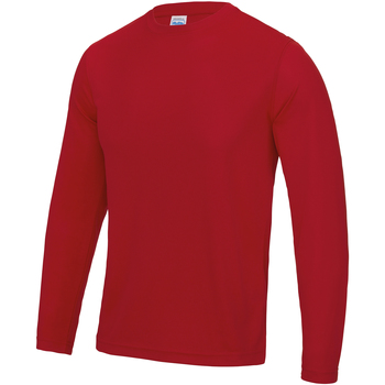 Abbigliamento Uomo T-shirts a maniche lunghe Awdis JC002 Rosso