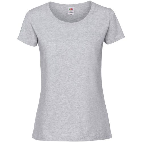Abbigliamento Donna T-shirts a maniche lunghe Fruit Of The Loom SS424 Grigio