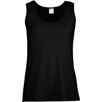 Abbigliamento Donna Top / T-shirt senza maniche Universal Textiles Fitted Nero