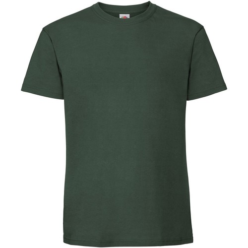 Abbigliamento Uomo T-shirts a maniche lunghe Fruit Of The Loom 61422 Verde