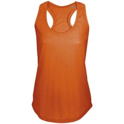Abbigliamento Donna Top / T-shirt senza maniche Sols Moka Arancio