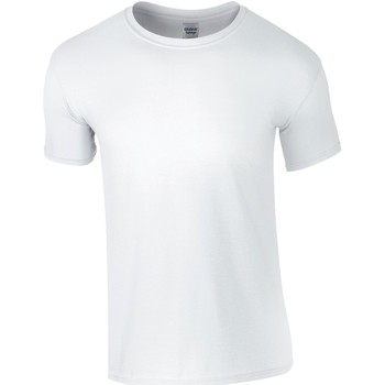 Abbigliamento Uomo T-shirt maniche corte Gildan Soft-Style Bianco