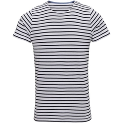 Abbigliamento Uomo T-shirt maniche corte Asquith & Fox Mariniere Bianco