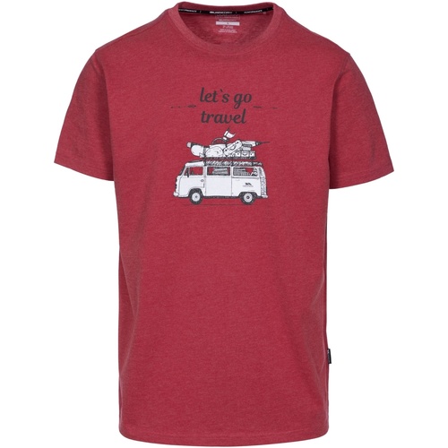 Abbigliamento Uomo T-shirts a maniche lunghe Trespass Motorway Rosso