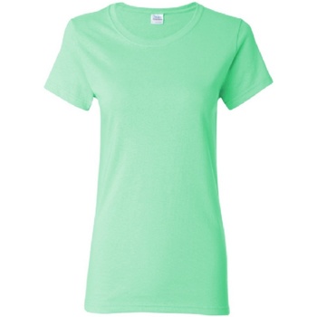 Abbigliamento Donna T-shirt maniche corte Gildan Missy Fit Verde