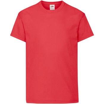 Abbigliamento Unisex bambino T-shirt maniche corte Fruit Of The Loom 61019 Rosso