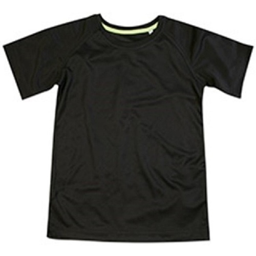 Abbigliamento Unisex bambino T-shirts a maniche lunghe Stedman AB349 Nero
