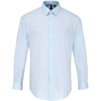 Abbigliamento Uomo Camicie maniche lunghe Premier PR207 Blu