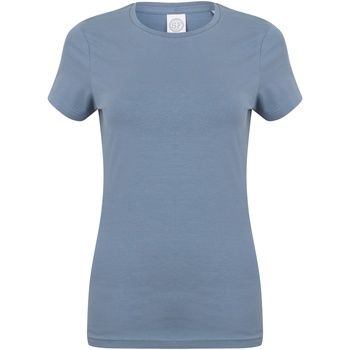 Abbigliamento Donna T-shirt maniche corte Skinni Fit SK121 Blu