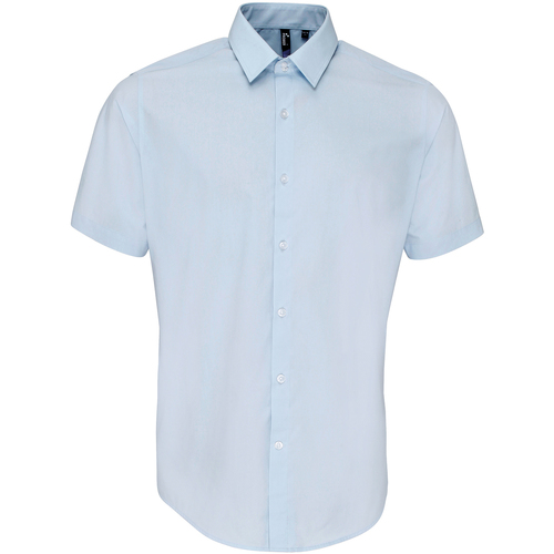 Abbigliamento Uomo Camicie maniche corte Premier PR209 Blu