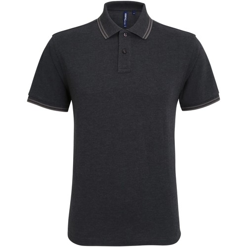 Abbigliamento Uomo T-shirt & Polo Asquith & Fox AQ011 Nero
