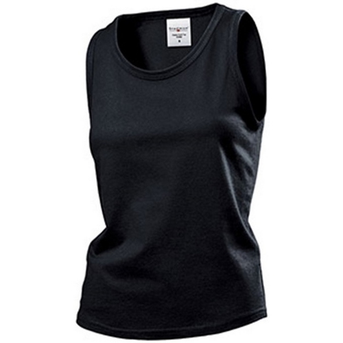 Abbigliamento Donna Top / T-shirt senza maniche Stedman AB281 Nero