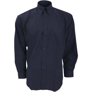 Abbigliamento Uomo Camicie maniche lunghe Kustom Kit KK351 Blu
