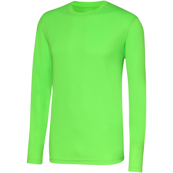 Abbigliamento Uomo T-shirts a maniche lunghe Awdis JC002 Verde