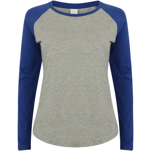 Abbigliamento Unisex bambino T-shirts a maniche lunghe Skinni Fit SM271 Blu