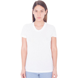 Abbigliamento Donna T-shirt maniche corte American Apparel PL301W Bianco