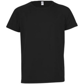 Abbigliamento Unisex bambino T-shirt maniche corte Sols Sporty Nero