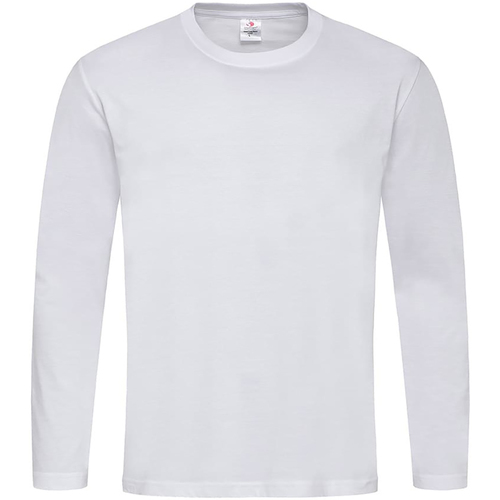 Abbigliamento Uomo T-shirts a maniche lunghe Stedman AB277 Bianco