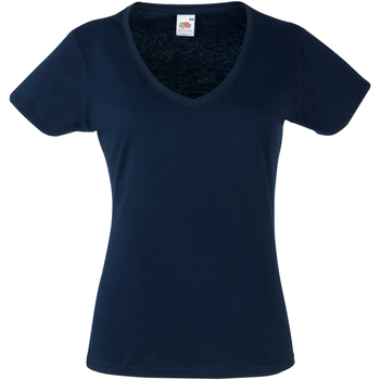 Abbigliamento Donna T-shirt maniche corte Fruit Of The Loom 61398 Blu
