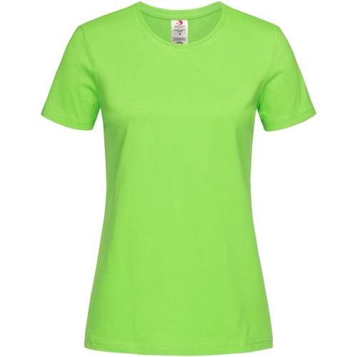 Abbigliamento Donna T-shirts a maniche lunghe Stedman AB458 Verde