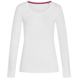 Abbigliamento Donna T-shirts a maniche lunghe Stedman Stars AB392 Bianco