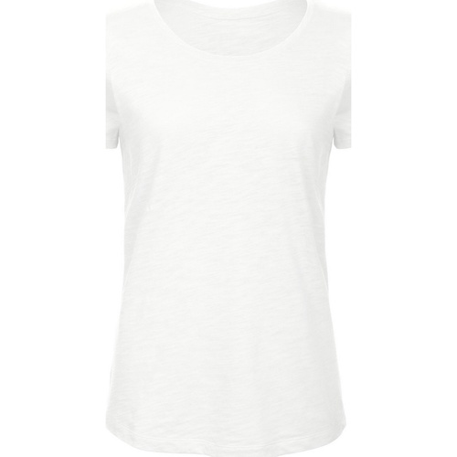 Abbigliamento Donna T-shirts a maniche lunghe B And C TW047 Bianco