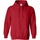Abbigliamento Felpe Gildan 18500 Rosso