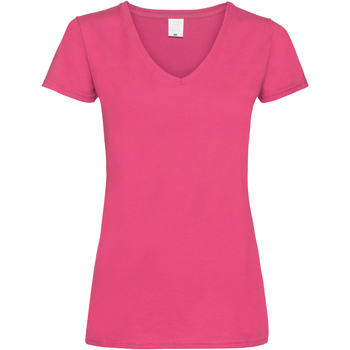Abbigliamento Donna T-shirt maniche corte Universal Textiles Value Rosso