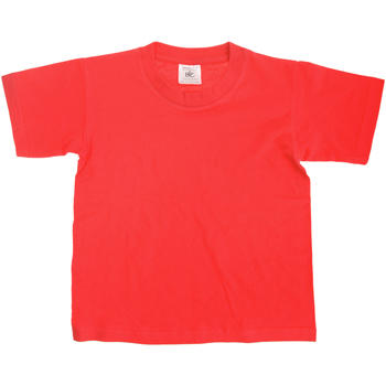 Abbigliamento Unisex bambino T-shirt maniche corte B And C TK300 Rosso