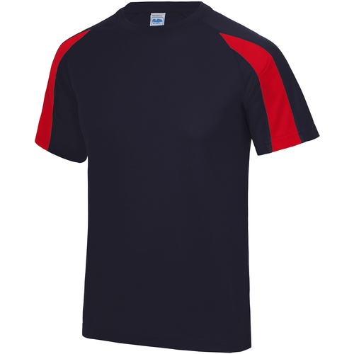 Abbigliamento Uomo T-shirts a maniche lunghe Just Cool JC003 Rosso